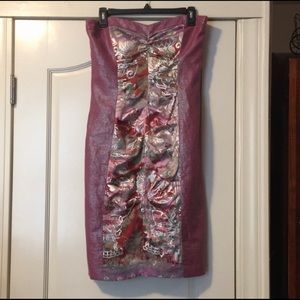 Nicole Miller Strapless Dress Size 10